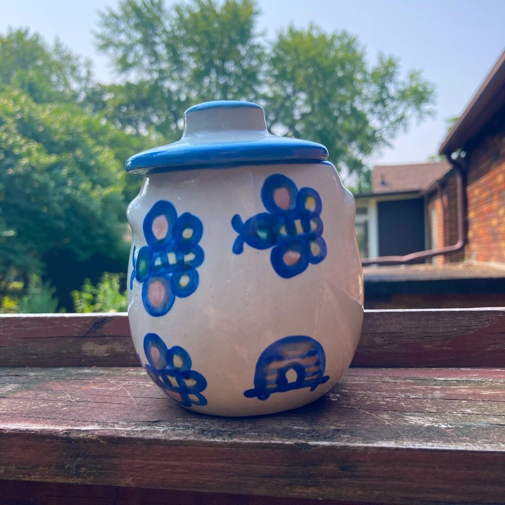 M.A. Hadley honey pot.